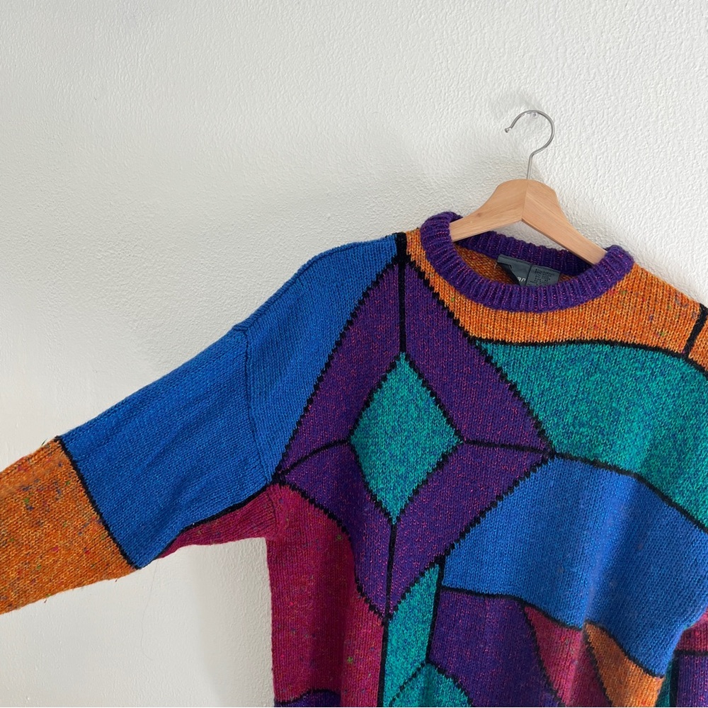 Retro Colorblock Sweater - Picture 3 of 6